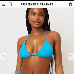 Frankies Bikinis Sky Bikini Top
